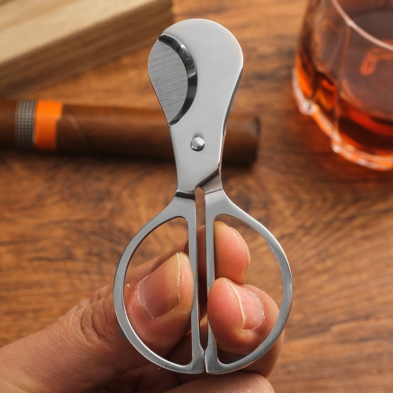 Smoking & Vaping Accessories - قاطع سيجار من الفولاذ المقاوم للصدأ،