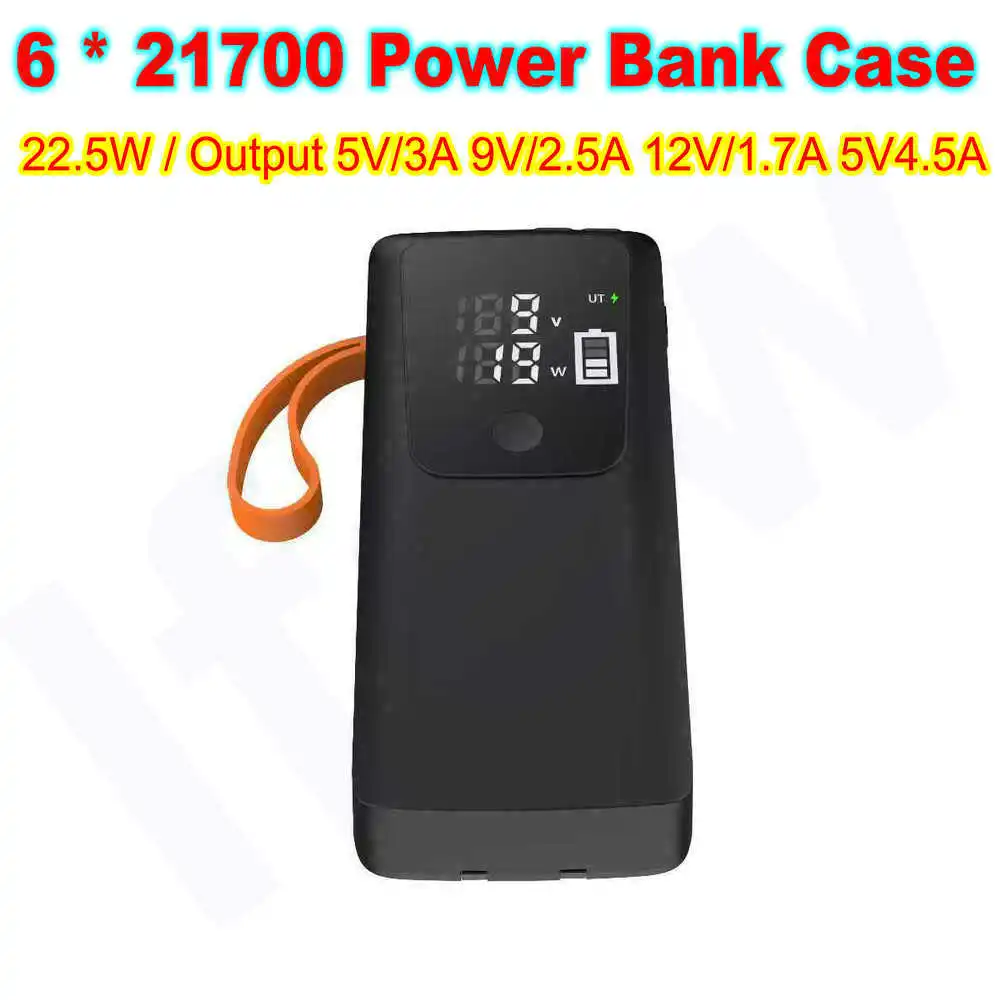 21700 علبة البطارية قوة البنك  - مراجعة Battery Case Storage وسعره