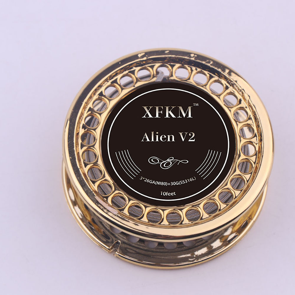 XFKM 5M/لفة NI80/A1/SS316L الغ - مراجعة Clapton Wire Pre Built وسعره