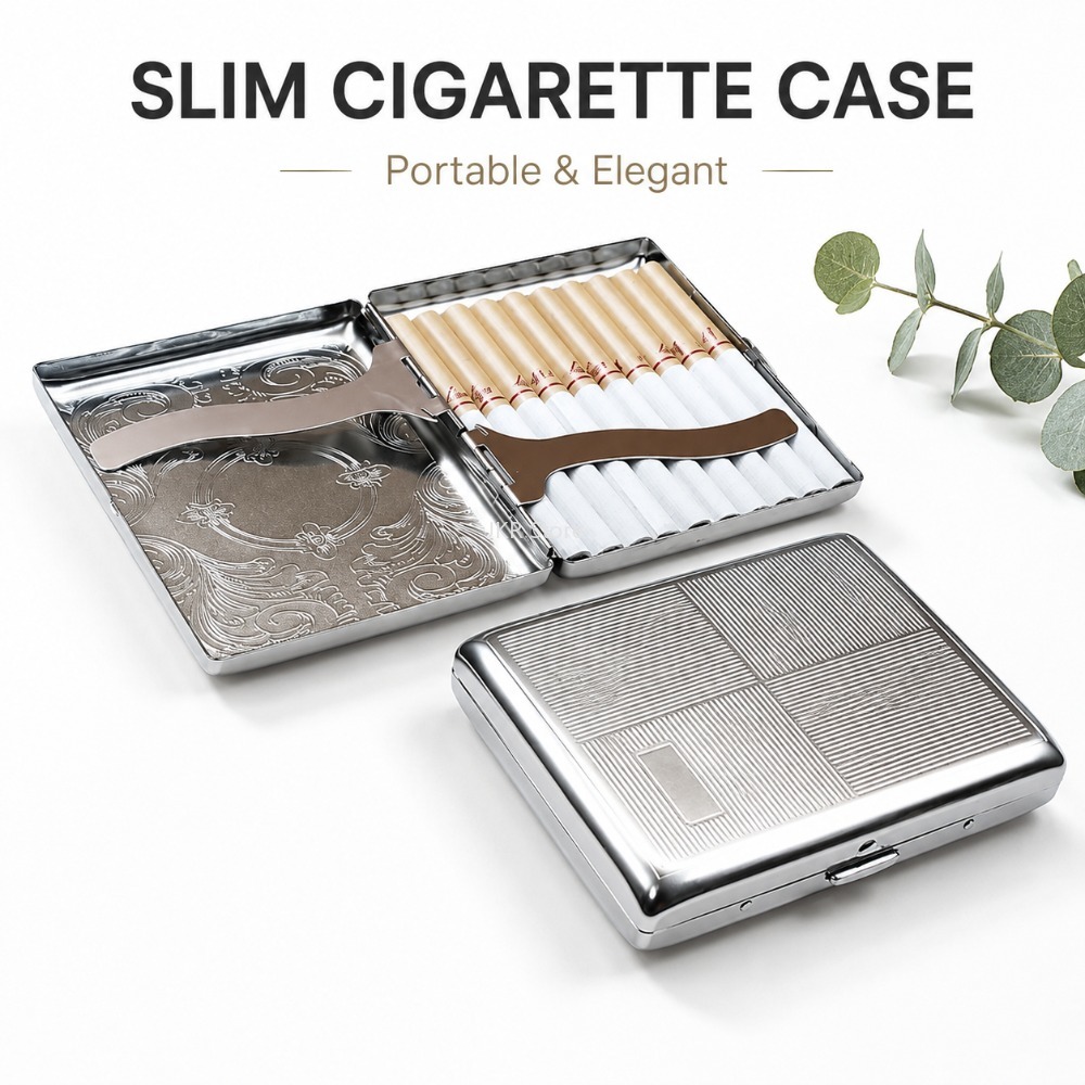 علبة سجائر من الفولاذ المقاوم  - مراجعة Smoking & Vaping Accessories وسعره