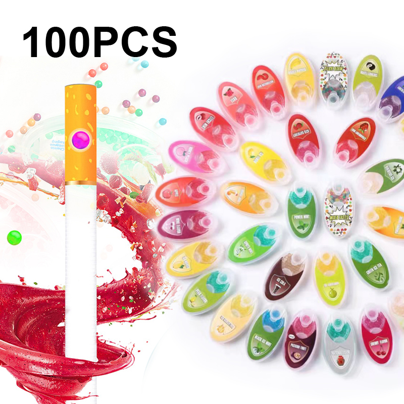 100 قطعة من كبسولات النكهة الم - مراجعة Smoking & Vaping Accessories وسعره