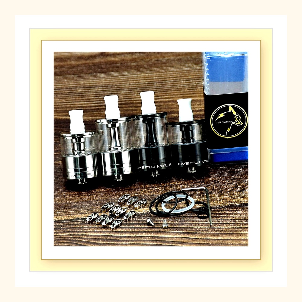 Dvarw MTL FL RTA 24mm مبخر قاب - مراجعة Vape Coil Replacement وسعره