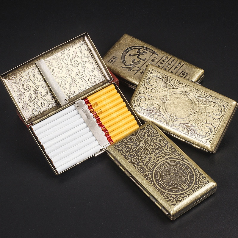 علبة سجائر رفيعة منقوشة بسعة 2 - مراجعة Smoking & Vaping Accessories وسعره