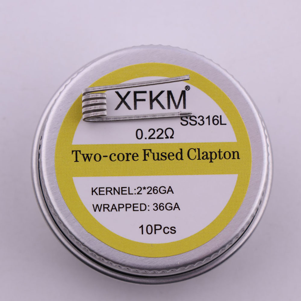 10 قطعة/صندوق 3 مللي متر دوامة - مراجعة Clapton Wire Pre Built وسعره