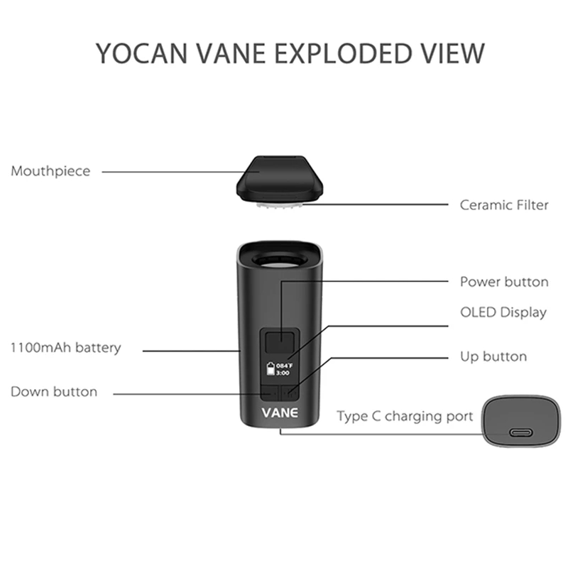 الأصلي Yocan ريشة طقم مبخر الأ - مراجعة Quick Vape وسعره