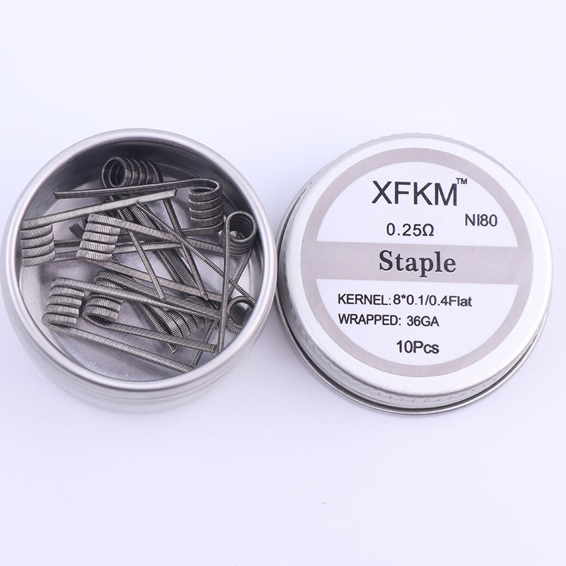 جديد XFKM 10 قطعة/صندوق NI80 ع - مراجعة Clapton Wire Pre Built وسعره