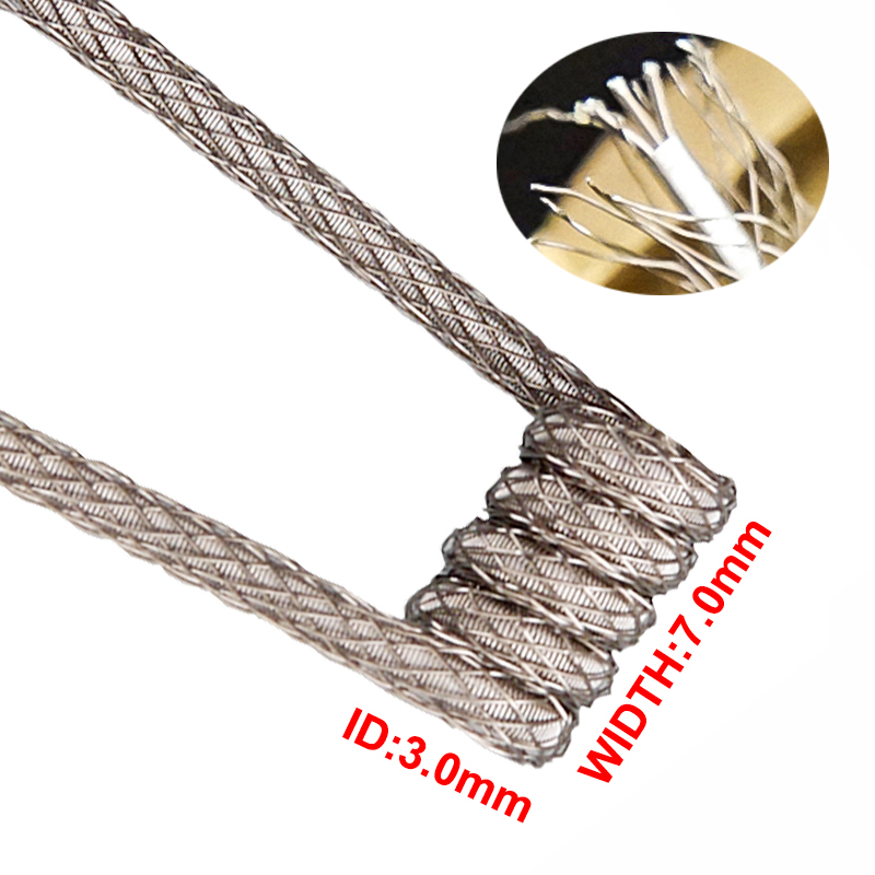 ملف تسخين NI80 RAGING FIRE من  - مراجعة Clapton Wire Pre Built وسعره