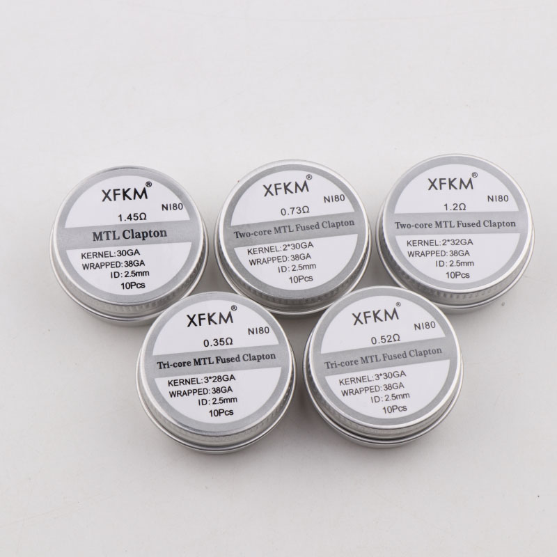 جديد XFKM 10 قطعة/صندوق NI80/A - مراجعة Clapton Wire Pre Built وسعره